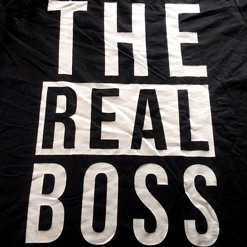 The Real Boss Long Sleeve Tee